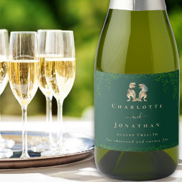 Casamento Temático de Dinossauros Verde Escuro