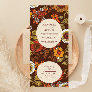 Casamento Terracota Retro Vintage Anos Sessenta