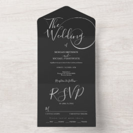 Casamento tipografia roteiro moderno minimalista