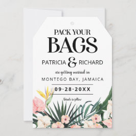 Casamento Tropical De Destino Salvar A Data