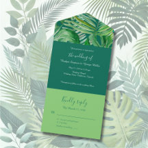 casamento tropical de esmerald greenery