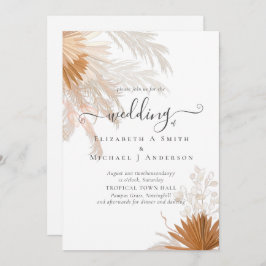 Casamento Tropical de Terracotta Pampas Grass