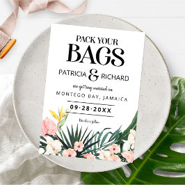 Casamento Tropical Destino Salve A Data