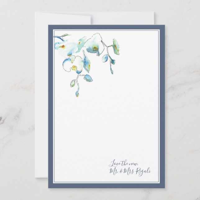 Casamento tropical Obrigado Cartões (Frente)