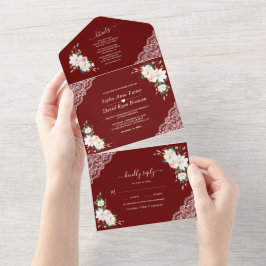 Casamento Turvo com Flores Rosa Brancas