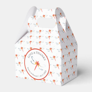 Casamento Único Caixas de Favor Caixas de Aquarela