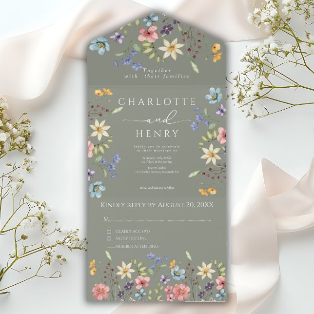 Casamento Verde de Sábado de Jardim Simples (Criador carregado)