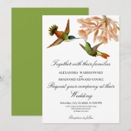 Casamento Verde do Elegante Hummingbird Lily Sage