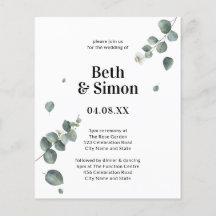 Casamento Verde e Branco Elegante de Orçamento