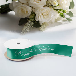 Casamento Verde Esmeralda Elegante Caligrafia Scri