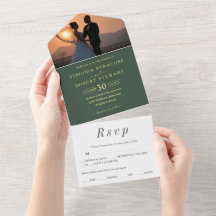 Casamento Verde Real Minimalista Elegante