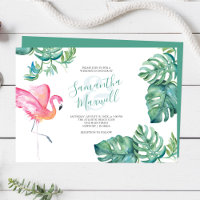Casamento Verde Tropical Watercolor