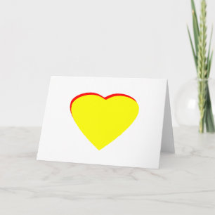 Casamento Vermelho Amarelo do Coração Convite ao M