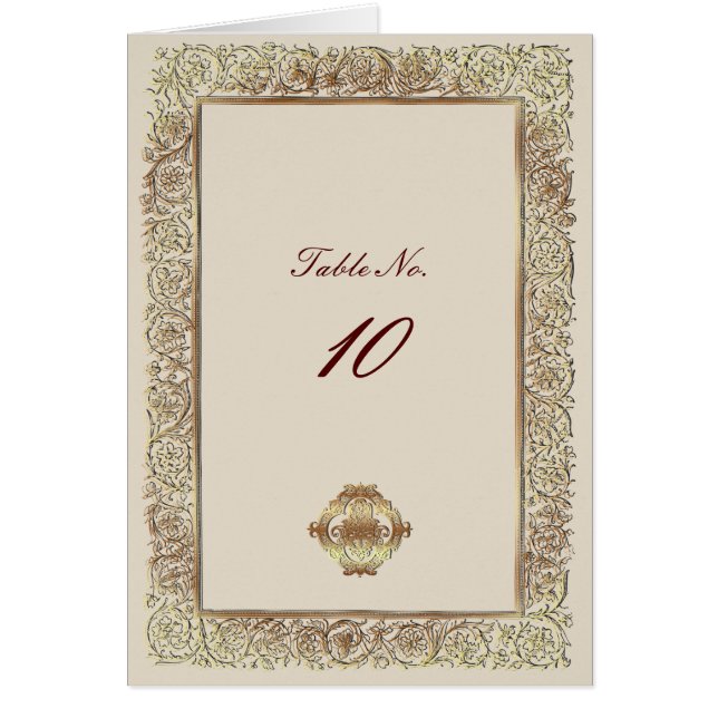 Casamento Vermelho Indiano - Cartão de Número de T (Frente)