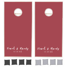 Casamento Vermelho Simples Moderno e Minimalista