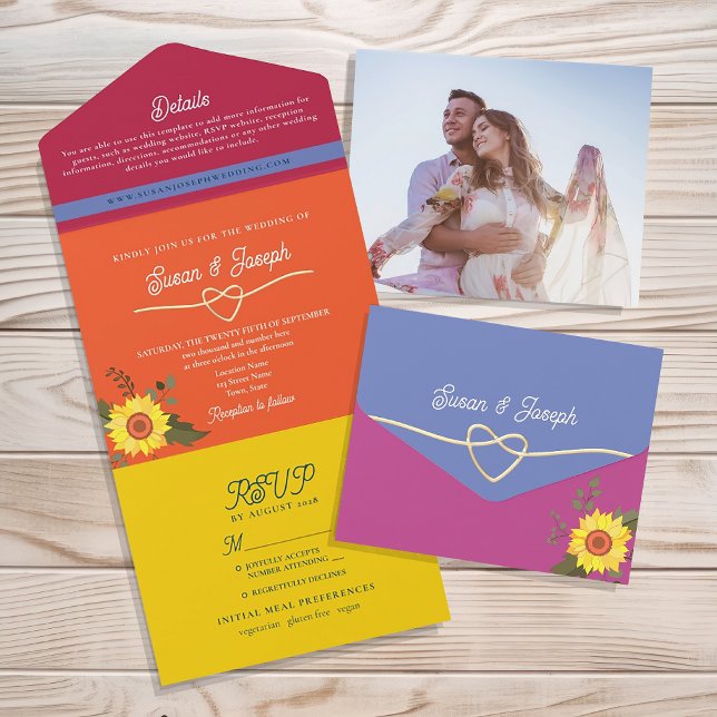 Casamento Vibrante de Girassóis (Criador carregado)