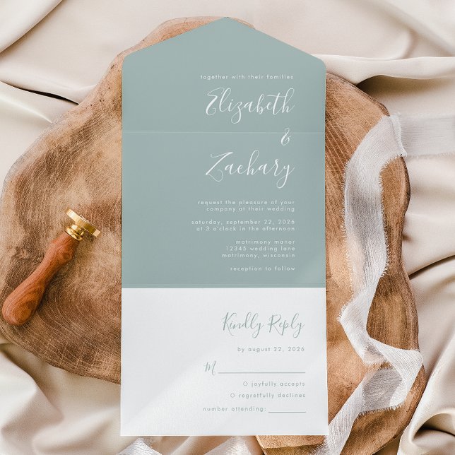 Casamento Vidro do Mar com Script Moderno Minimali (Criador carregado)