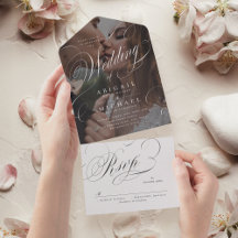 Casamento vintage de caligrafia clássica elegante