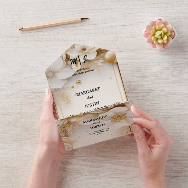 Casamento vintage de inverno de Ivory (Video)