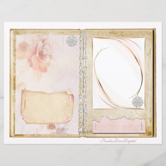 Casamento vintage Lixo Diário Página 15 e 16 (Frente)