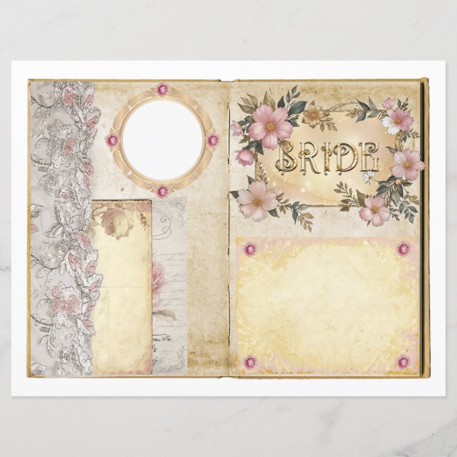 Casamento vintage Lixo Diário Página 5 e 6 (Frente)