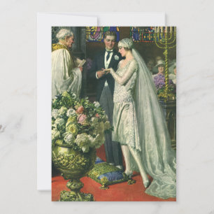 Casamento vintage, noiva e noiva com Menorah