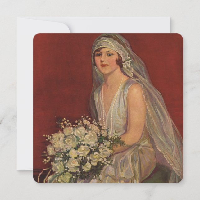 Casamento vintage, Retrato de Noiva Vitoriana (Frente)