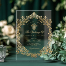 Casamento Vitoriano do Ornamentado Elegante Gold F