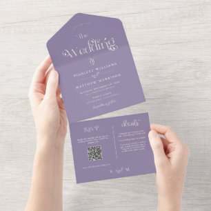Casamento Whimsical Com Púrpura Elegante