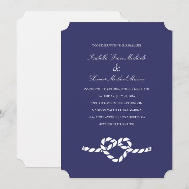 Casando | Convite Para Casamento (Frente/Verso)