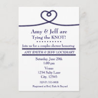 CASANDO O NÓ Convite de Churrasco de Noivado com C