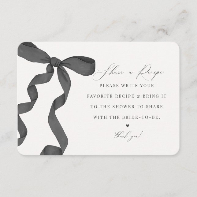 Casando Preto Compartilhar uma inserção de receita (Frente)