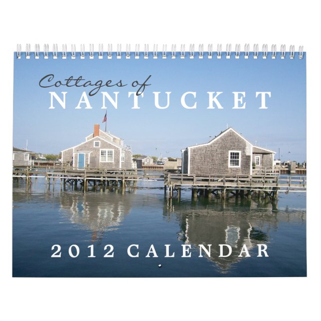 Casas de campo do calendário de Nantucket 2012 (Capa)
