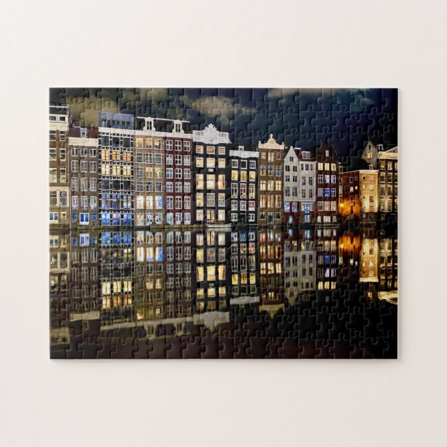 casas do canal de Amsterdã quebra-cabeça (Horizontal)