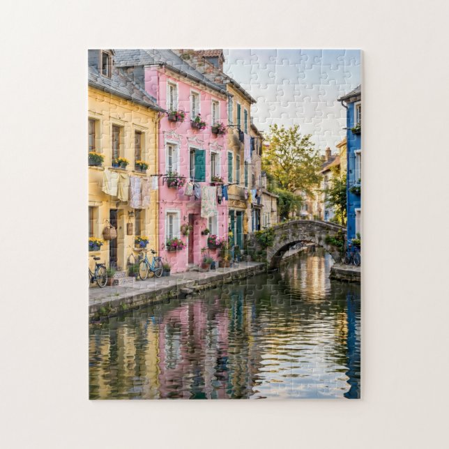 Casas do Canal Quebra-Cabeça (Vertical)