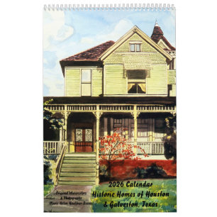 Casas Históricas, Houston & Galveston, Calendário
