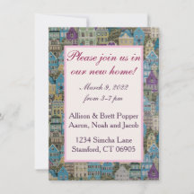 Casas no Cartão do Partido do Aquecimento Doméstic