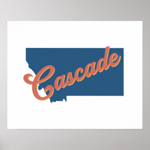 Cascade, impressão do estado de Montana