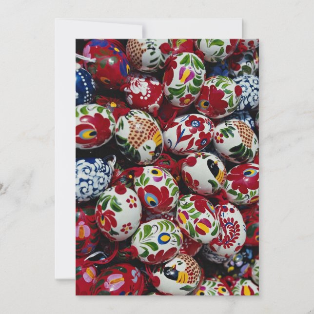 Cascas de ovos pintadas à mão, Budapeste, Hungria (Frente)