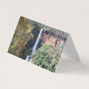 Cascata da Natureza no Cartão de Saudação Fitzroy