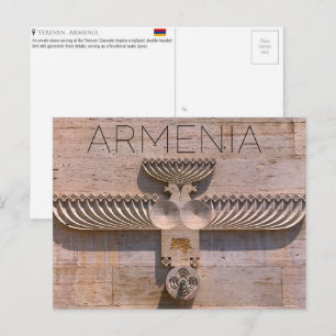 Cascata de Erevã, cartão postal de viagem da Armên