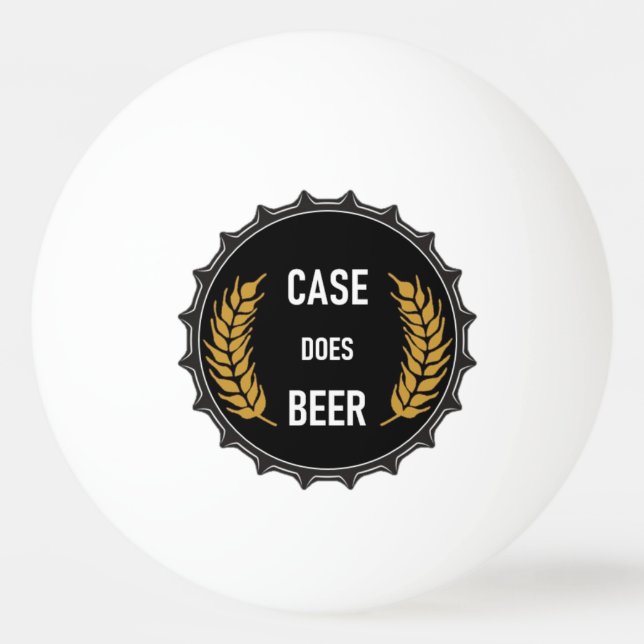 Case Does Beer: Bola Ping Pong (Frente)