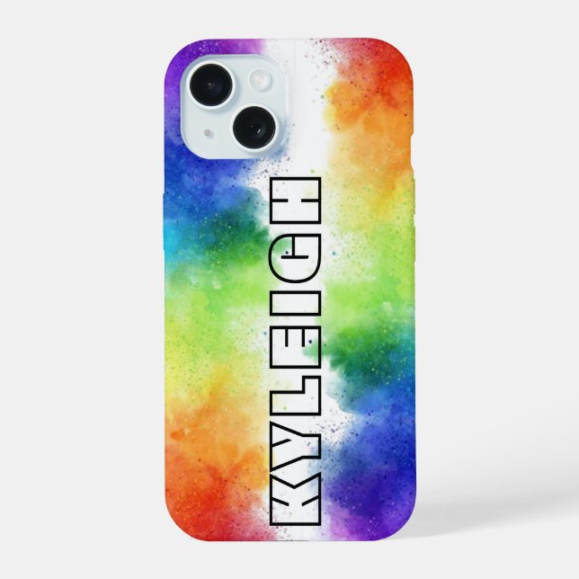 Case-Mate Personalizado de Explosão de Cores (Verso)