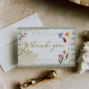 Casinha Agradecimento Ganso Xadrez