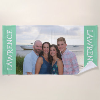 Casinha de toalha de praia personalizada - present