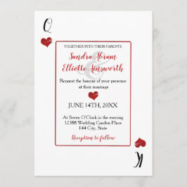 Casino Las Vegas Jogando Cartões Corações Vermelha