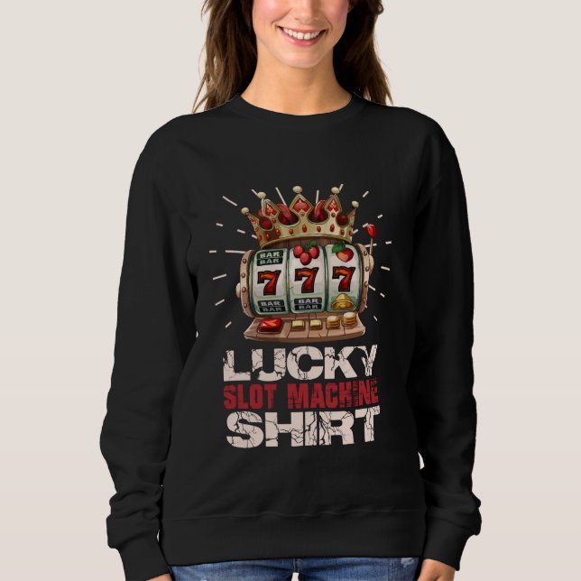 Casino LUCKY SLOT MACHINES CAMISA Jackpot 77 Slot (Frente)