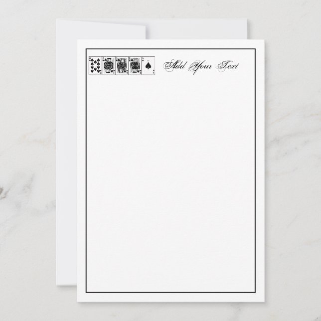 Casino Night Poker Royal Hetero Flush Spades (Frente)