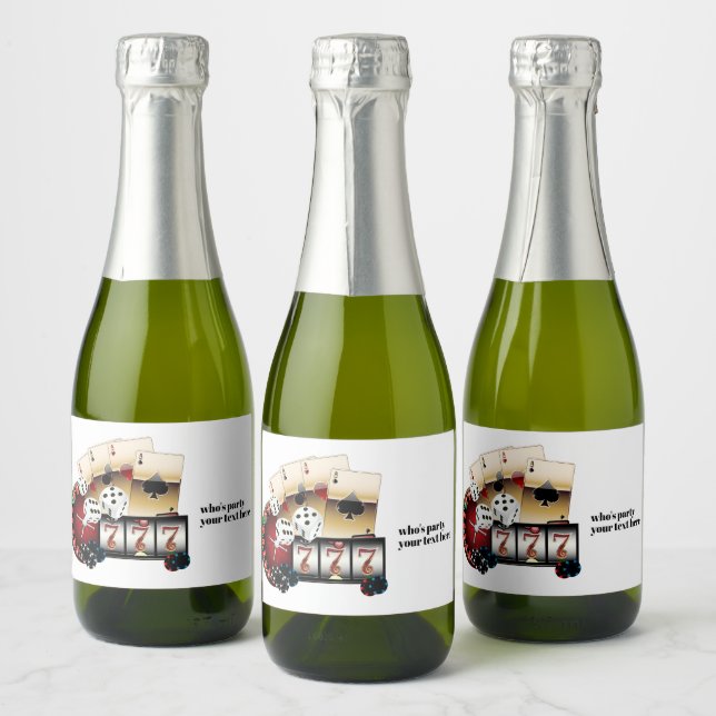 casino, pôquer, adulto, vinho, rótulo do vinho, vi (Garrafas)