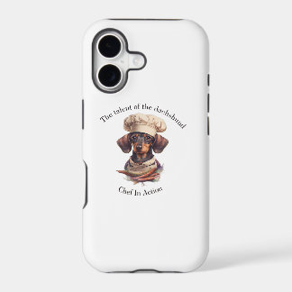 Caso Adorável Dachshund Chef iPhone 11